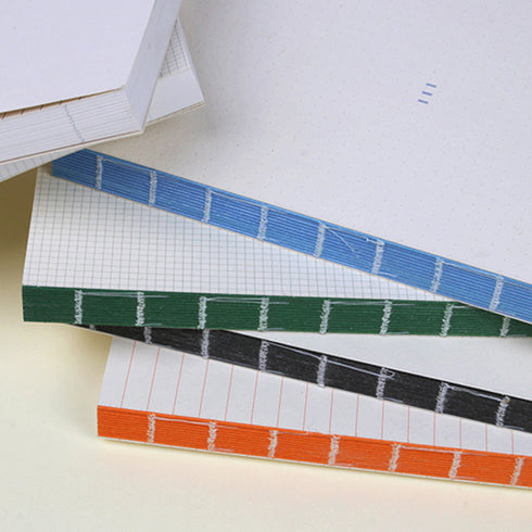 FIKIDIA Writer's Note_where / ライターズノート A5版 ドット 糸かがり綴じ 背表紙ブルー