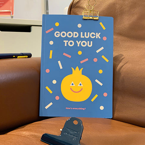 Fruits notebook / 果物ノート ブルー A5版 横罫