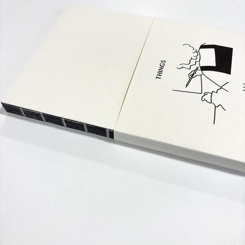 FIKIDIA Writer's Note_things / ライターズノート A5版 無地 糸かがり綴じ  背表紙ブラック