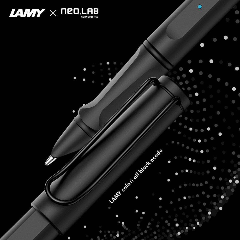 LAMY safari all black ncode & LAMY digital paper ギフトセット（ペン ＆ ノートセット）