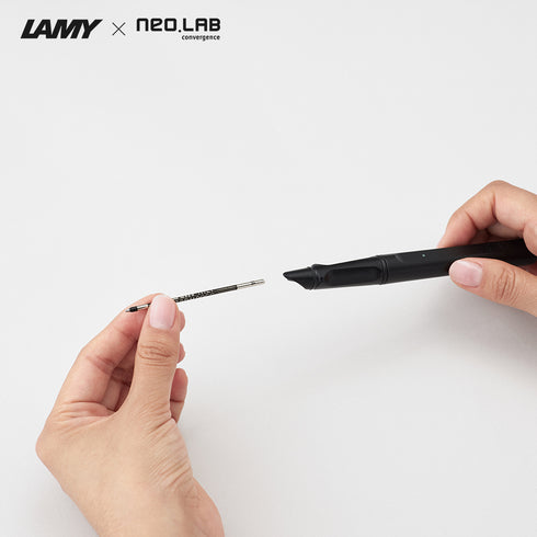【ギフト】LAMY safari all black ncode & LAMY digital paper ギフトセット(ペン & ノートセット)