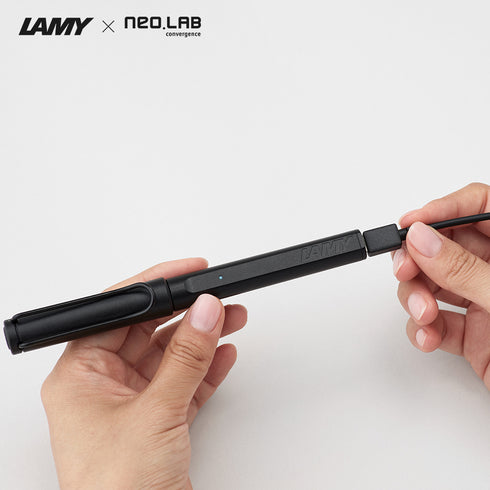 【ギフト】LAMY safari all black ncode & LAMY digital paper ギフトセット(ペン & ノートセット)