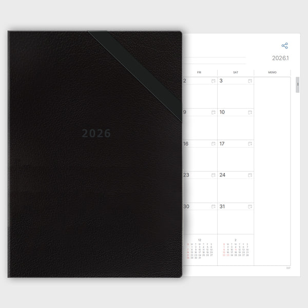 【予約販売】N planner 2026 / Nプランナー2026 デジアナ手帳（ペン別売・2027年3月までの手帳）【10月上旬発送】