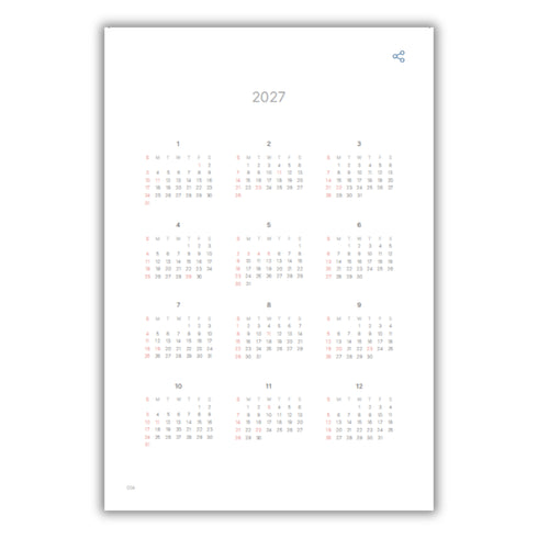【販売開始】N planner 2027 / Nプランナー2027 デジアナ手帳（ペン別売・2028年3月までの手帳）