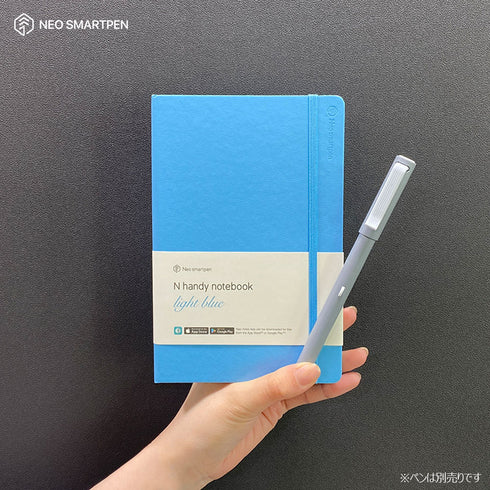 【販売終了】N handy notebook (light blue) / Nハンディノート ライトブルー（ペン別売）